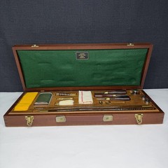 Vintage Lightwood Field Sports Shotgun Cleaning Materials Kit England