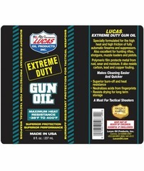 Lucas Extreme Duty Liquid 1oz Gun Oil 1 oz Plastic Bottle | Needle Oiler
