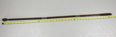 Vintage Wood & Brass 3 Piece Shotgun Cleaning Rod With Soft Tip