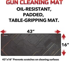 Large Gun Cleaning Mat,Work Mat,Double Thickness anti Slip Pads,Table-Gripping G