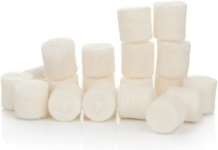 100-Pack Wool Felt Gun & Chamber Cleaning Pellets for Firearm Maintenance