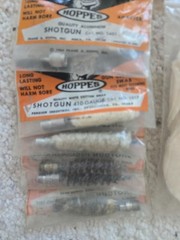 1 LOT of Hoppe’s Gun Cleaning Brushes VARIOUS calibers & parts VINTAGE N.O.S.
