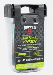 Hoppe’s 24003VD .40/.41 BoreSnake Viper Den Pistol Bore Cleaner w/Handle & Case