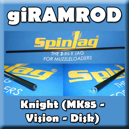 giRAMROD 21.813″- Knight MK85 – Vision – Disk – Muzzleloader ramrod (9mm Dia)