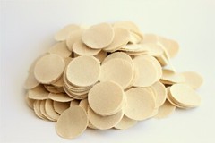 40-49 CAL 1 1/8″ ROUND .015″ THICK DRY SHOOTING PATCHES / QTY. 1,000 / EMSS4151T