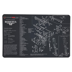 Ultimate Arms Gear Firearm Work/Cleaning Mat Compatible with Beretta 92 Pistols