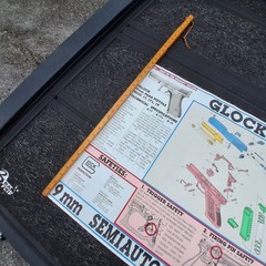 Vintage 1988-90 Glock 17 Gen 2 G17 Armorers Full Size Poster Original 33″x23.5″