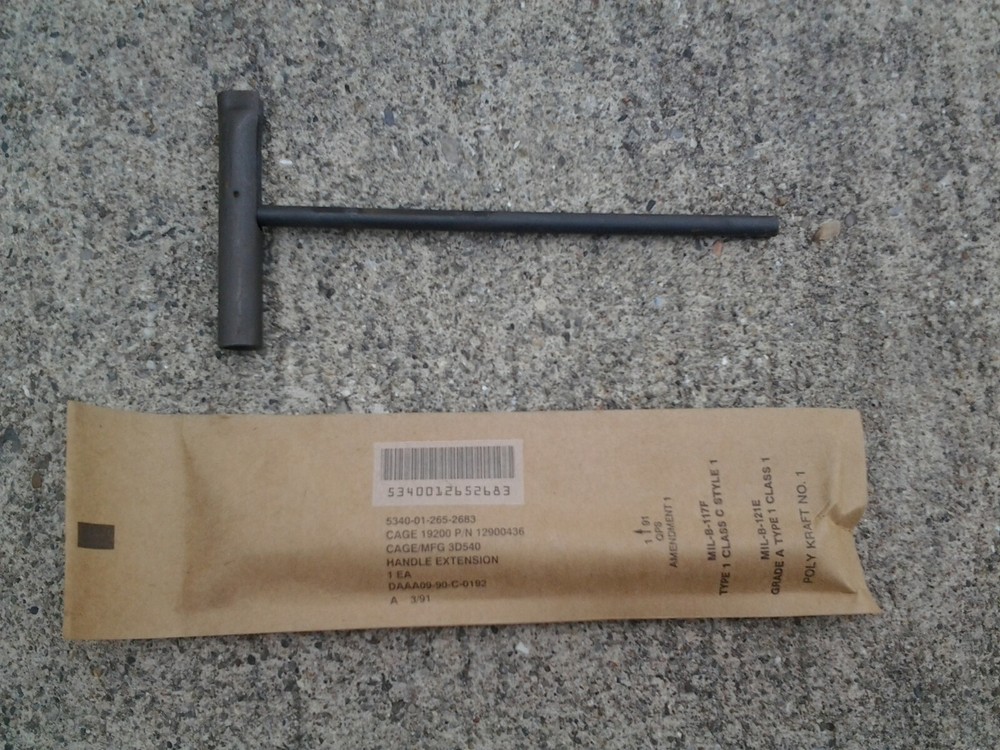 30 Caliber T handle for cleaning rods NOS USGI