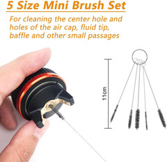27 Piece Spray Gun Cleaning Kit with Spray Gun Filters, Paint Gun Cleaning Kit