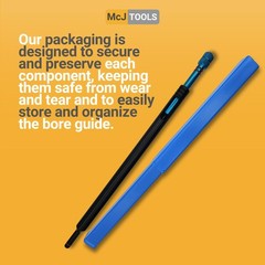 McJ Tools Cleaning Bore Rod Guide 308 308, Black