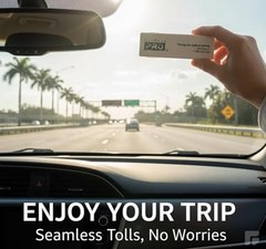 Sun Pass Pro Universal Toll Transponder – Prepaid Electronic Pass for Florida