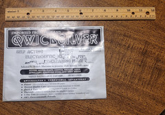 Quicksilver Silver Cleaning Kit / VERY RARE / ORIGINAL