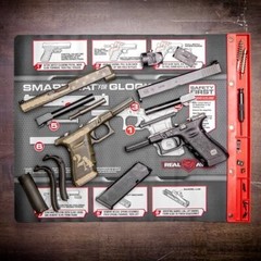 Real Avid Gun Cleaning Mat 19″ x 16″ with Magnetic Parts Tray | 1911, Glock,…