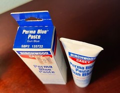 2 VTG Gun Cleaners Hoppe’s No.9 Nitro Powder Solvent & Perma Blue Gun Paste