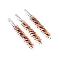 3 X Bronze Bristle Bore Long Brush Tool .357cal 8×32 Thread for Gun Cleaning Rod