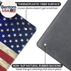 24″X12″ Thick Gun Cleaning Mat with 200PCS 6″ Swabs, Gun Mat – for Firearm Clean