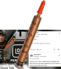 COPPER COLOR GUN GREASE Lubricant Fits GLOCK in Orange Cap Factory Applicator