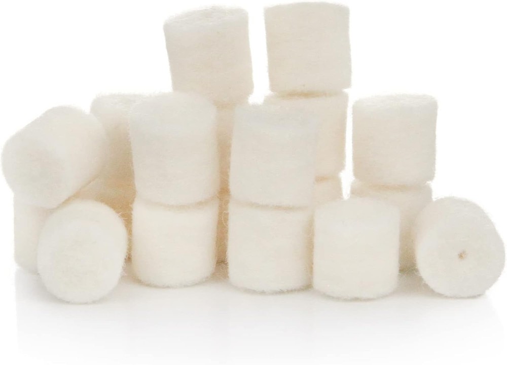 100-Pack Wool Felt Gun & Chamber Cleaning Pellets for Firearm Maintenance