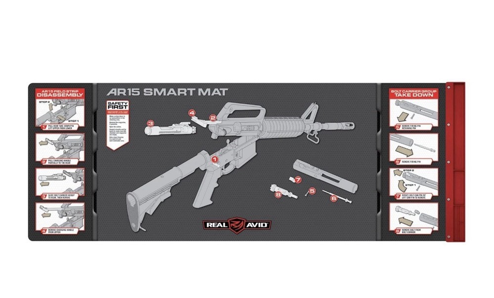 New-Smart Mat Cleaning Mat With Integrated Parts Tray AR15
