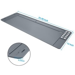 Rifle Gun Cleaning Mat – Anti-Slip Rubber, Magnetic Tactical Maintenance Mat 36″