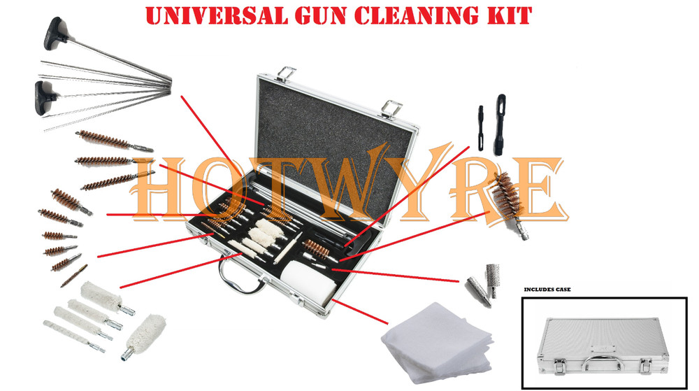 UNIVERSAL CLEANING KIT NCSTAR PISTOL RIFLE SHOTGUN FIREARMS GUN CLEANING KIT
