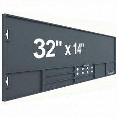 Gun Cleaning Mat with Magnetic Features, Anti-Slip Rubberized Workbench Protecto