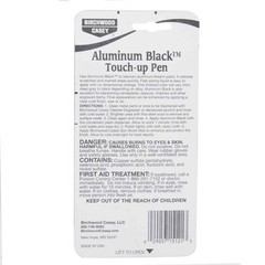 Birchwood Casey Fast-drying Fast-acting Aluminum Black Metal Finish To