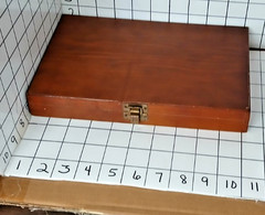 VINTAGE GUNMASTER DELUXE UNIVERSAL GUN CLEANING KIT WOODEN CASE W/ FREE SHIPPING