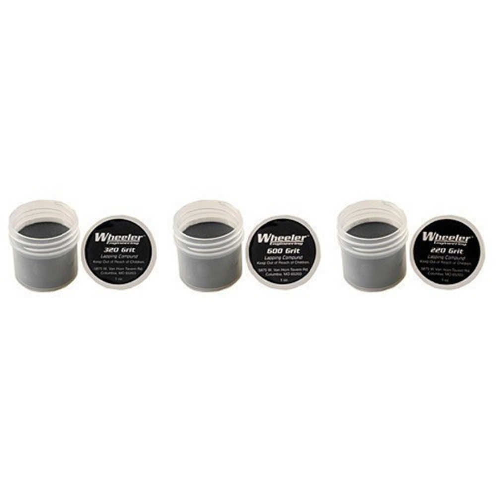 Wheeler Lapping Compound Replacement Grit, Abrasive Paste, 1 oz, black, white