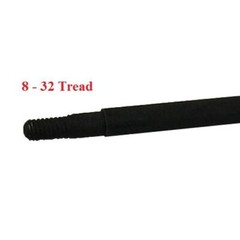 7.62X39 15.75″ Steel Cleaning Rod,8-32 TPI Threaded With a Free 8-32 TPI Brush