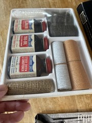 Vintage Birchwood Casey Stock Finish Kit Custom Tru-Oil Walnut Tone Filler NOS