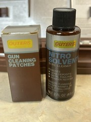 Vintage Outers Gun Cleaning Kit and Plastic Box