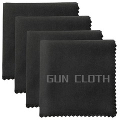Miaozhun 4 Pack Microfiber Gun Cleaning Cloth, 12″x12″ Lint Free Gun Cleaning…