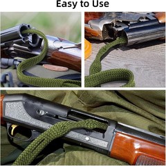 Fray Resistant Bore Cleaning Rope for .223, 9mm, .38 Cal – Lightweight & Durable