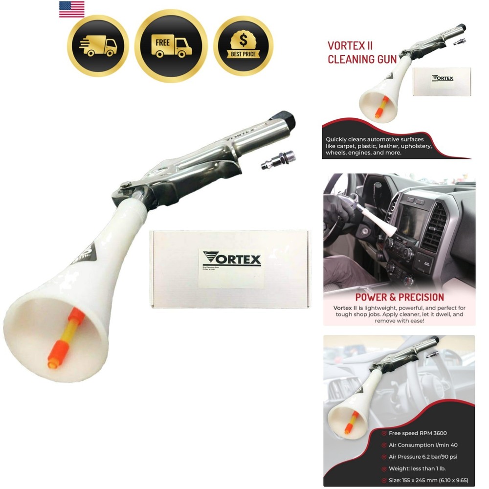 Air Cleaning Gun Auto Detailing Tool Interior Exterior Blaster Dry Wet
