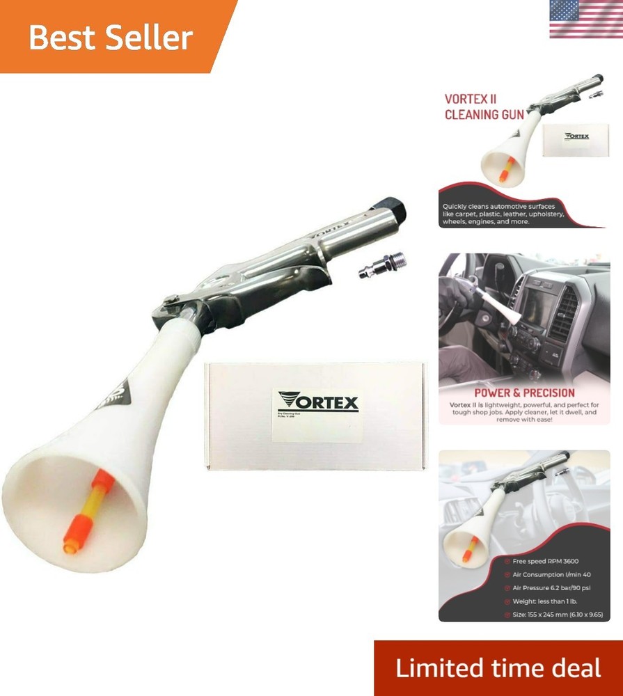 II Air Cleaning Gun – Pro Auto Detailing Tool for Deep Cleaning Interiors & E…