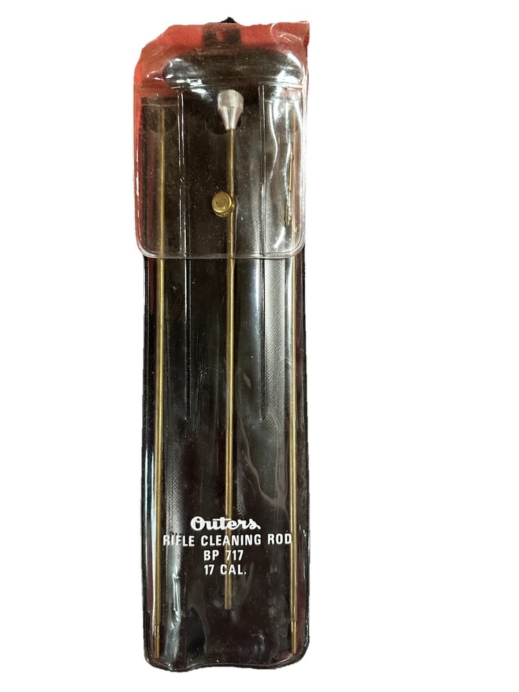 Vintage Outers Rifle Cleaning Rod BP 717 .17 Cal Brass – New Old Stock