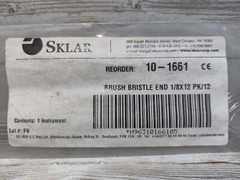 Sklar Cleaning Brush Pack of 12. 1/8×12 10-1661