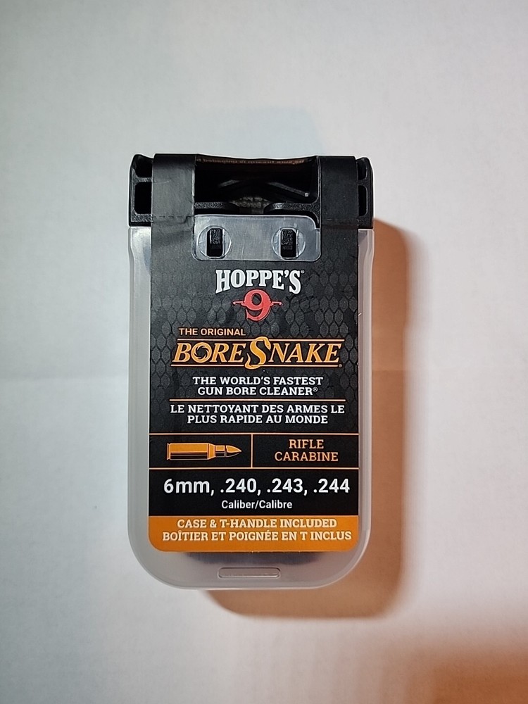NEW HOPPE’S RIFLE BORESNAKE #24012D FOR 6mm/ .240 .243 .244 Caliber