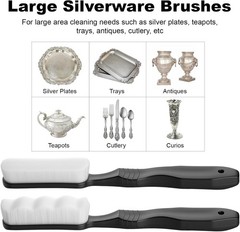 Silver Cleaning Kit – Ultra-Soft Brushes & Polish Cloths for All Jewelry