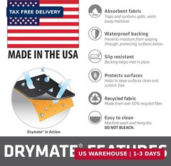 Drymate Gun Cleaning Pad, Premium Gun Cleaning Mat, Absorbent, Waterproof, Durab