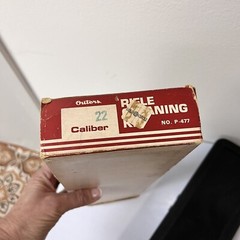 Vintage Outers 22 Caliber Rifle Gun Cleaning Kit No. 477 Gunslick Case w/ Box