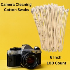 Cotton Swabs For Camera Cleaning – 100 Count – Free Shipping