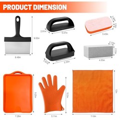 21 Pieces for Blackstone, Flat Top Grill Cleaning Griddle Cleaning Kit