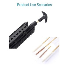 Rifle Gun Barrel Cleaning Kits for .177/.22 (4.5/5.5mm) Caliber, Bore Brush,P…