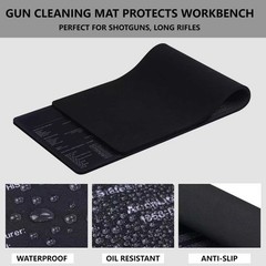 36x16x1/4 inch AR-15 gun cleaning mat, large&thick gun mat More Thicker