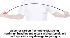 Gun Cleaning Rod 1 Piece Carbon Fiber 36 Inch, Pistol Rifle Cleaning Rod