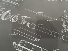 WHEELER DELTA SERIES GUN MAINTENANCE MAT 156824 Exploded View Rubber Back NEW