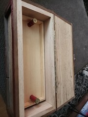 NRA Gun Cleaning Kit Case Wooden Chest Gun Care Tool Wood Box