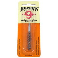 Hoppes Phosphor Bronze Gun Cleaning Brush 9mm Pistol 1/Pack 1307AP